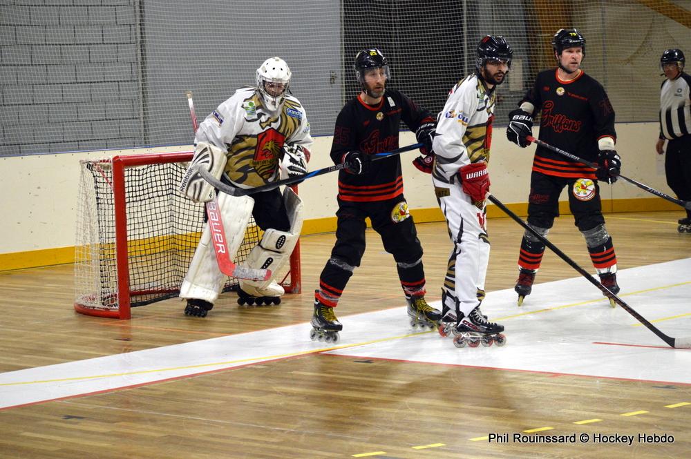 Photo hockey reportage N2 : Une premi�re et une derni�re