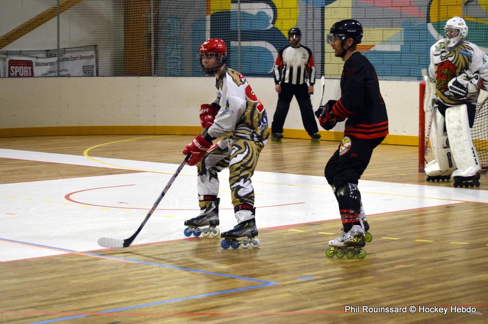 Photo hockey reportage N2 : Une premi�re et une derni�re