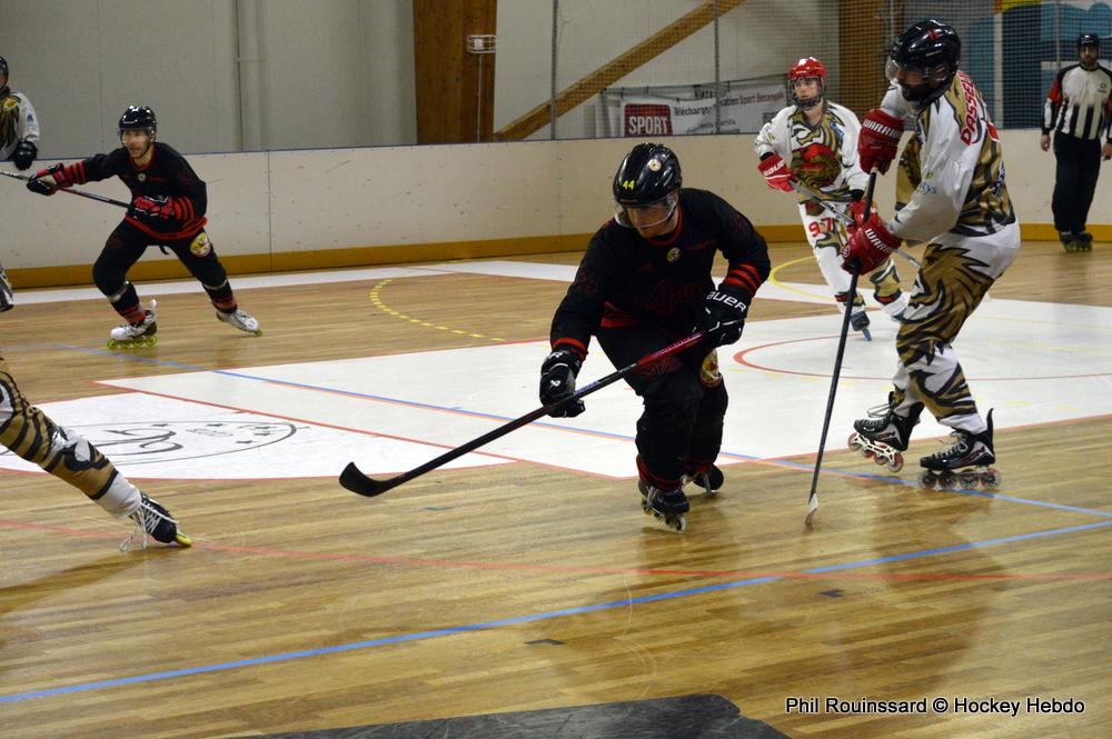 Photo hockey reportage N2 : Une premi�re et une derni�re