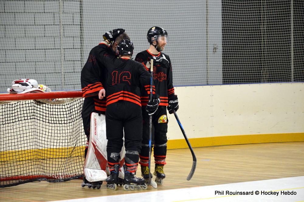 Photo hockey reportage N2 : Une premi�re et une derni�re