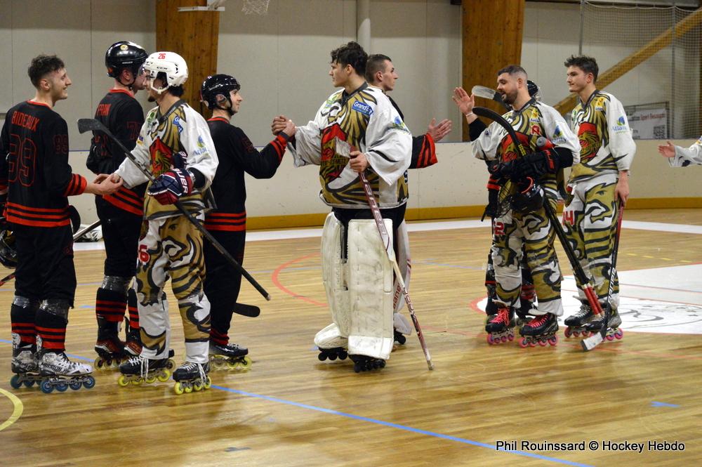 Photo hockey reportage N2 : Une premi�re et une derni�re