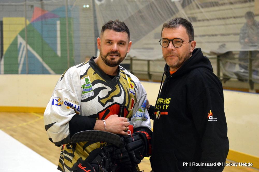 Photo hockey reportage N2 : Une premi�re et une derni�re