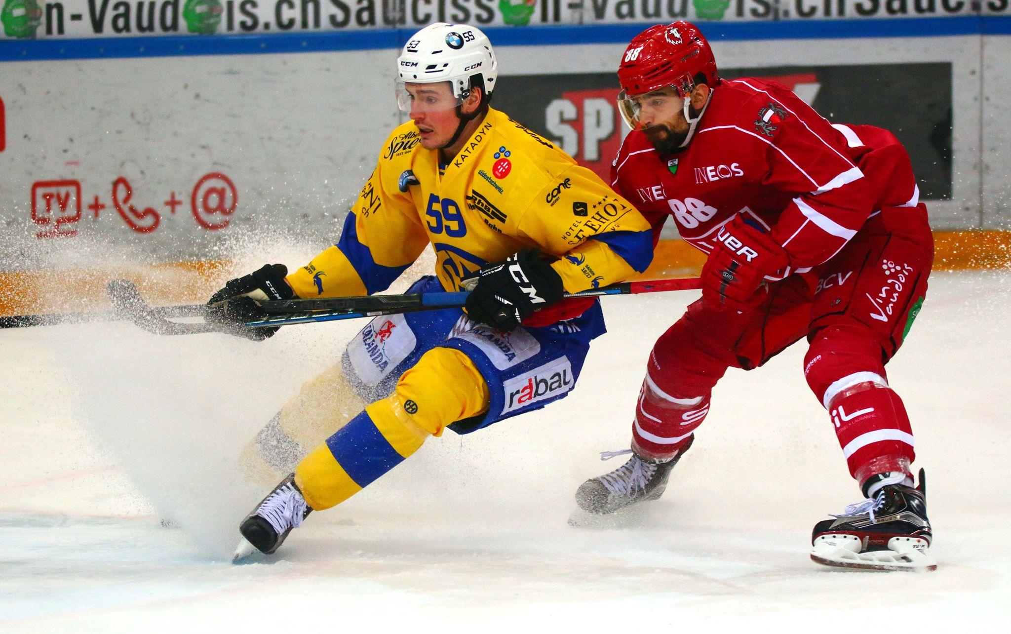 Photo hockey reportage NLA: Davos prend l'avantage aprs 40'