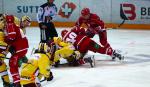 Photo hockey reportage NLA: Genve a tir 23 fois...