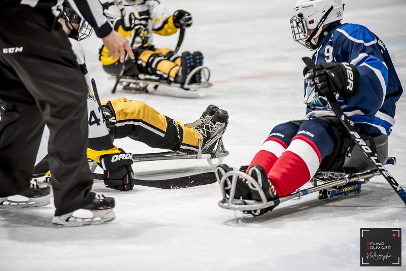 Photo hockey reportage Para Hockey