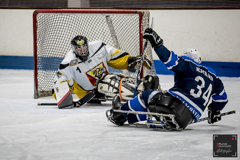 Photo hockey reportage Para Hockey