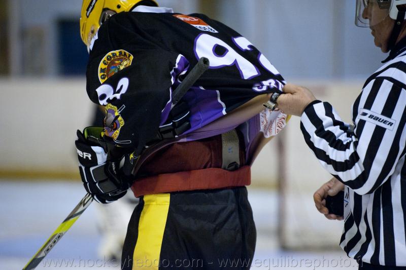Photo hockey reportage PO D3 : play-off : Des Hiboux trop tendres