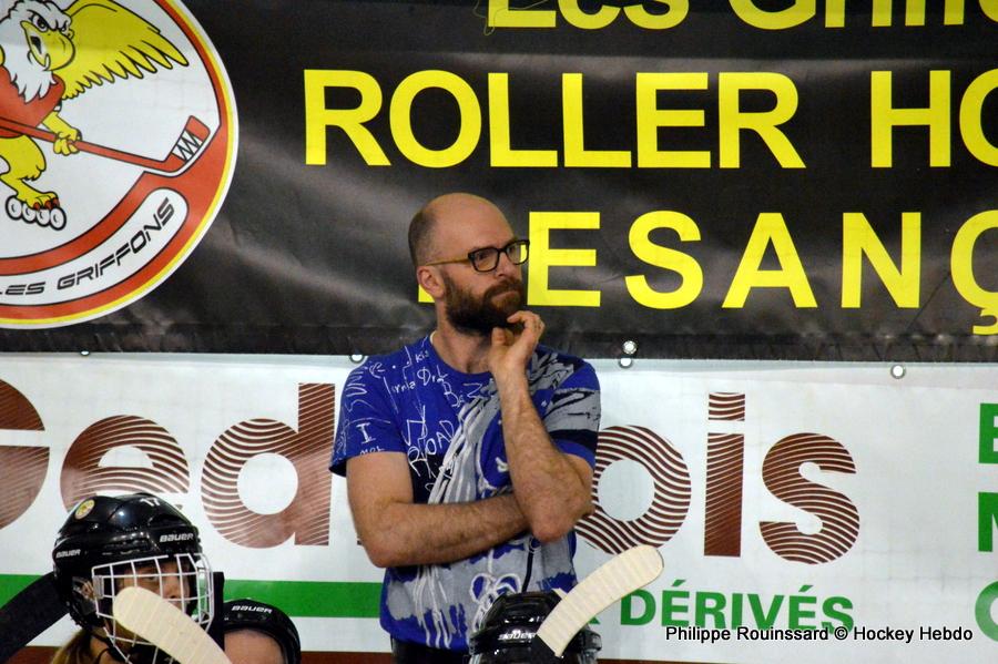 Photo hockey reportage Pr Nat 1/2 : Besanon tte de gondole