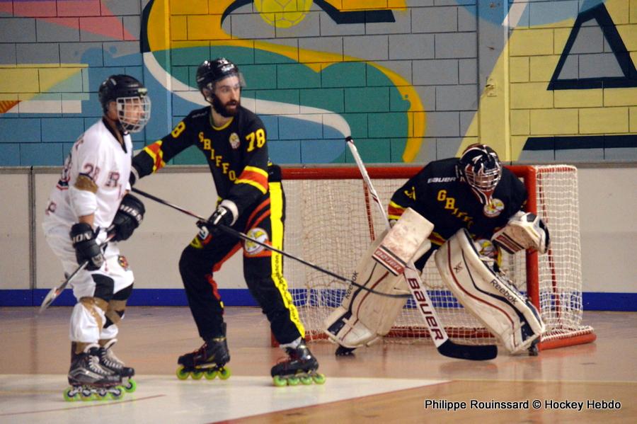 Photo hockey reportage Pr Nat 1/2 : Besanon tte de gondole