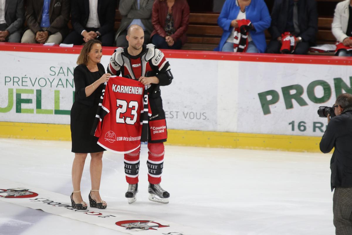 Photo hockey reportage Remise des maillots  Amiens