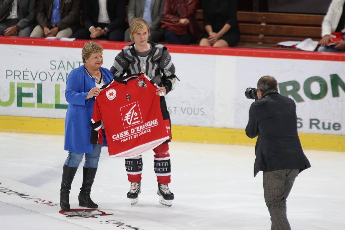 Photo hockey reportage Remise des maillots  Amiens