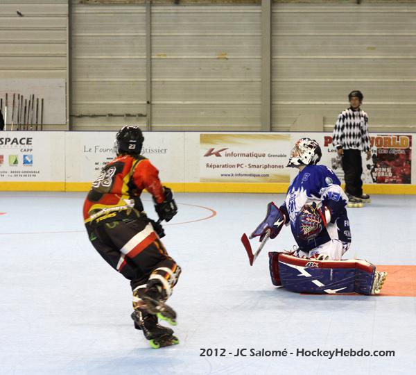 Photo hockey reportage Roller Elite : les Yeti's dominent les Conqurants