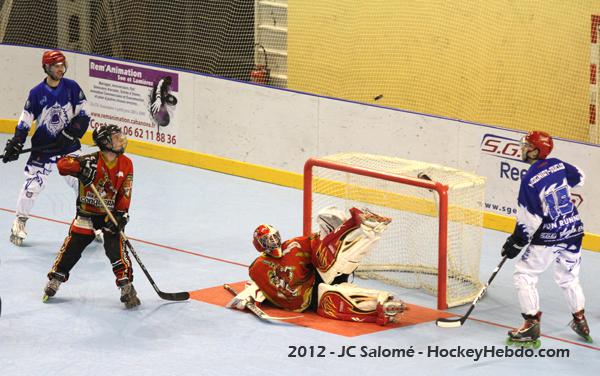 Photo hockey reportage Roller Elite : les Yeti's dominent les Conqurants