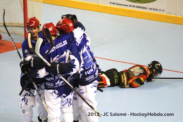 Photo hockey reportage Roller Elite : les Yeti's dominent les Conqurants