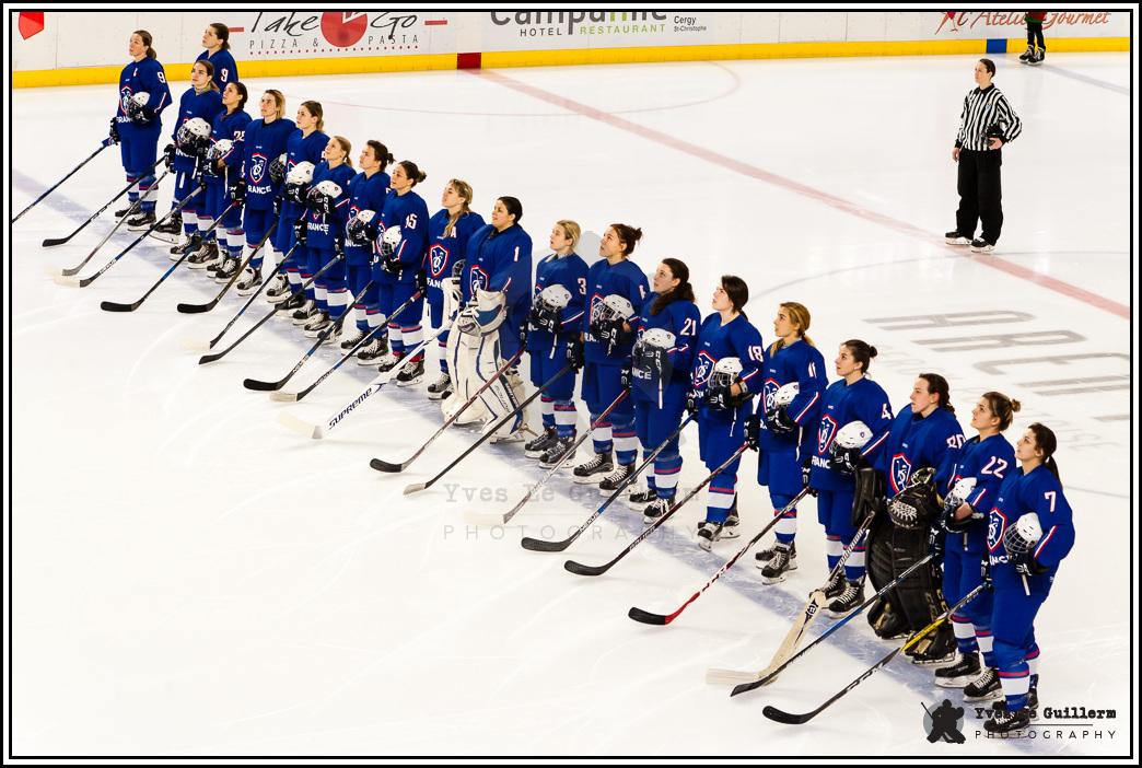 Photo hockey reportage TPQO : Les Bleues finissent en beaut