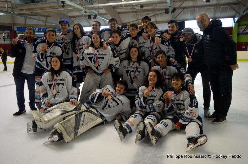 Photo hockey reportage U17 Excellence : Le HC74 champion !