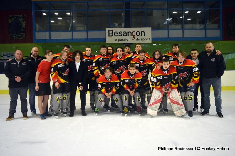 Photo hockey reportage U17 Excellence : Le HC74 champion !