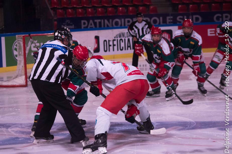 Photo hockey reportage U20  Grenoble vs Anglet