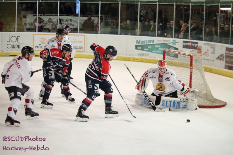 Photo hockey  - Ligue Magnus : 17ème journée : Angers  vs Chamonix  - Reportage photos