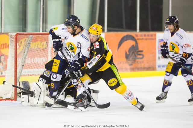 Photo hockey  - Ligue Magnus : 6ème journée : Strasbourg  vs Chamonix  - Strasbourg reste au sommet