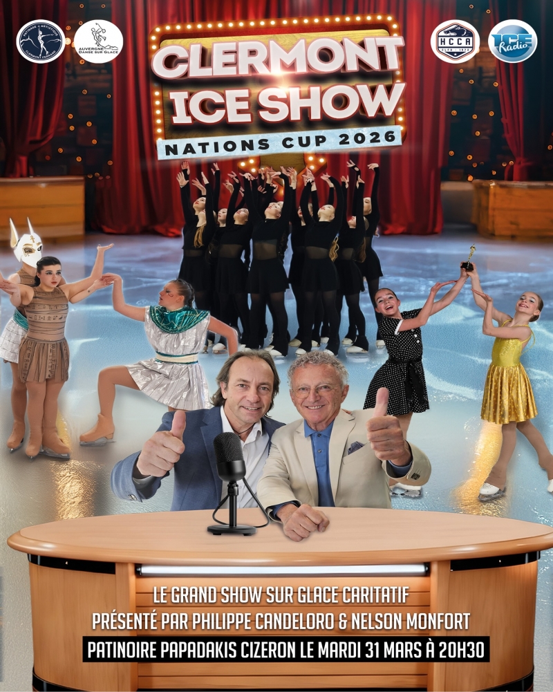 Photo hockey Autour du hockey - Autour du hockey : Clermont-Ferrand (Les Sangliers Arvernes) - CLERMONT ICE SHOW : Quand la glace s’embrase pour un rêve collectif ! 
