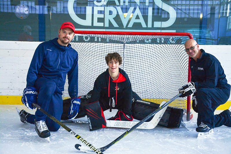 Photo hockey Autour du hockey - Autour du hockey - ITW : Basile Gouttry vit son rêve Québécois !