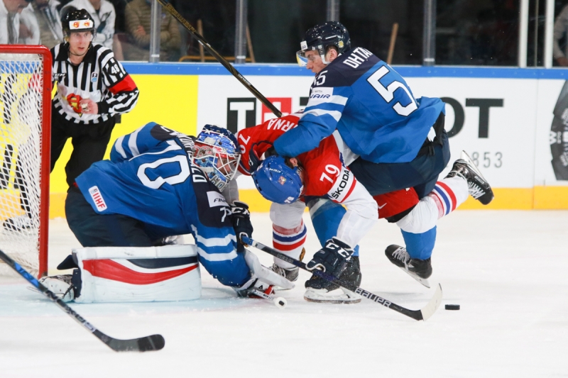 Photo hockey Championnats du monde -  : Finlande (FIN) vs République Tchèque (CZE) - La Tchéquie renverse la Finlande !