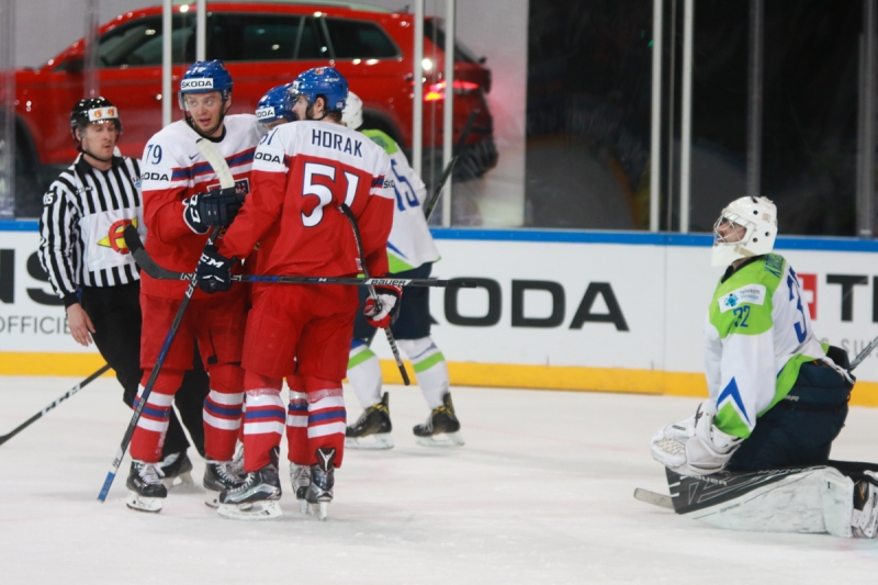 Photo hockey Championnats du monde -  : République Tchèque (CZE) vs Slovenie (SLO) - La Tchéquie assomme la Slovénie