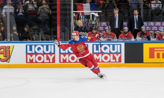 Photo hockey Championnats du monde -  : Russie (RUS) vs République Tchèque (CZE) - La Russie ira en demie !