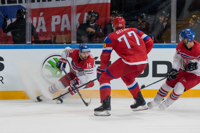 Photo hockey Championnats du monde -  : Russie (RUS) vs République Tchèque (CZE) - La Russie ira en demie !