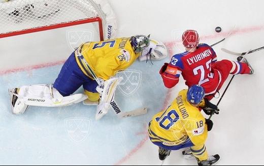 Photo hockey Championnats du monde - : Russie (RUS) vs Suède (SWE) - La fusée russe Photo hockey Championnats du monde - : Russie (RUS) vs Suède (SWE) - La fusée russe