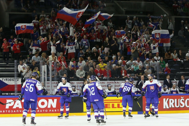 Photo hockey Championnats du monde -  : Slovaquie (SVK) vs France (FRA) - La défaite frustrante des Bleus face à la Slovaquie.