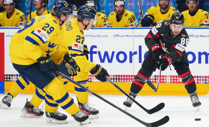Photo hockey Championnats du monde -  : Suède (SWE) vs Canada (CAN) - La Suède décroche le bronze