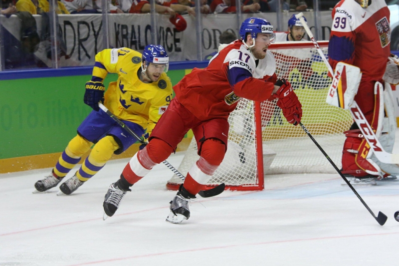 Photo hockey Championnats du monde -  : Suède (SWE) vs République Tchèque (CZE) - La Suède s