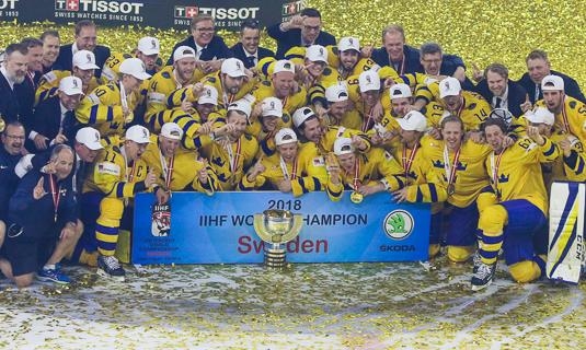 Photo hockey Championnats du monde -  : Suède (SWE) vs Suisse (SUI) - La Suède bis repetita !