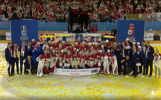 Photo hockey Championnats du monde -  : Suisse (SUI) vs République Tchèque (CZE) - Les Tchèques champions du monde !