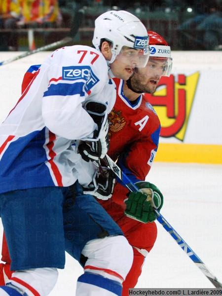 Photo hockey Championnats du monde - Championnats du monde - CM09 - J3 : La France défaite par la Russie