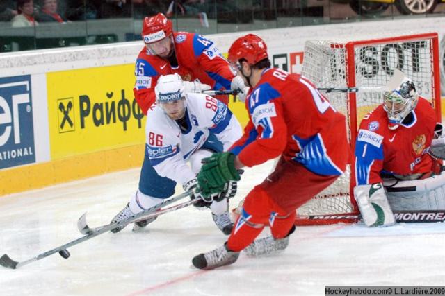 Photo hockey Championnats du monde - Championnats du monde - CM09 - J3 : La France défaite par la Russie Photo hockey Championnats du monde - Championnats du monde - CM09 - J3 : La France défaite par la Russie