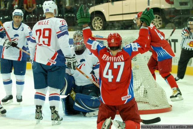 Photo hockey Championnats du monde - Championnats du monde - CM09 - J3 : La France défaite par la Russie Photo hockey Championnats du monde - Championnats du monde - CM09 - J3 : La France défaite par la Russie