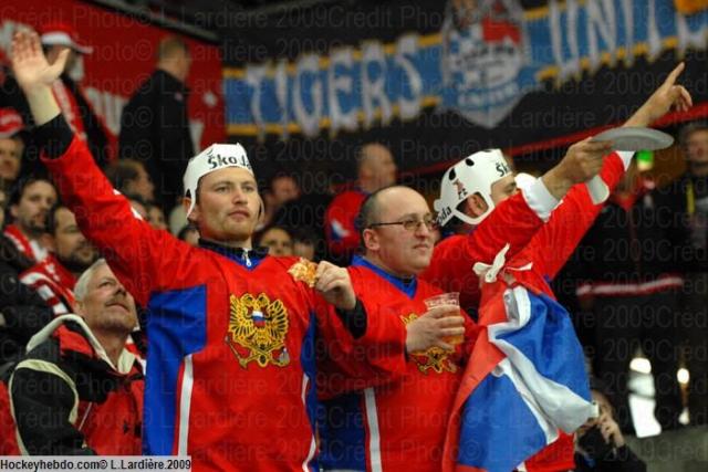 Photo hockey Championnats du monde - Championnats du monde - CM09 Qualif J1: La Russie bat la Suède