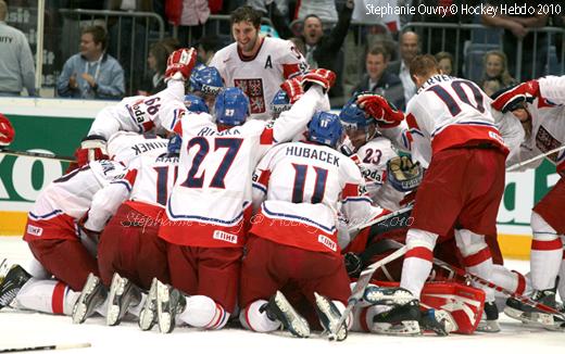 Photo hockey Championnats du monde - Championnats du monde - Hockey mondial 10: Les Tchèques en finale