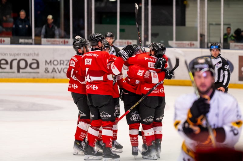 Photo hockey Coupe de France - Coupe de France - 1/4 de Finale : Morzine-Avoriaz vs Rouen - Sérieux Dragons face à Morzine !