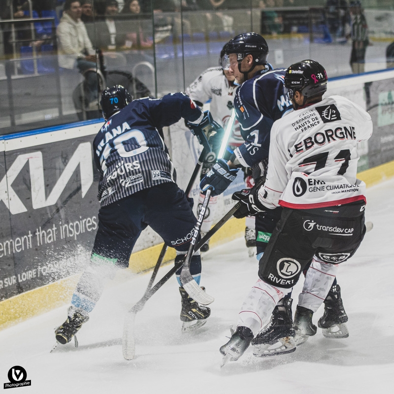 Photo hockey Coupe de France - Coupe de France - 1/8 Finale : Tours  vs Amiens  - Amiens se qualifie pour les 1/4 face à Tours