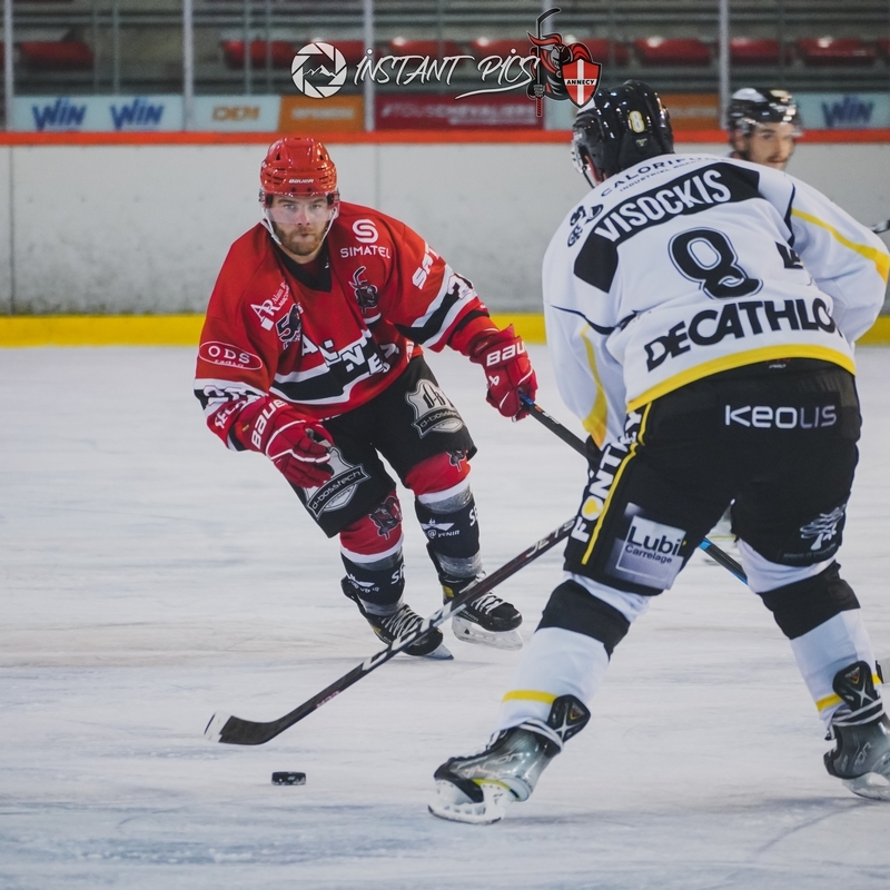 Photo hockey Coupe de France - Coupe de France - 1er Tour : Annecy vs Roanne - Ascenseur émotionnel gagnant pour Annecy
