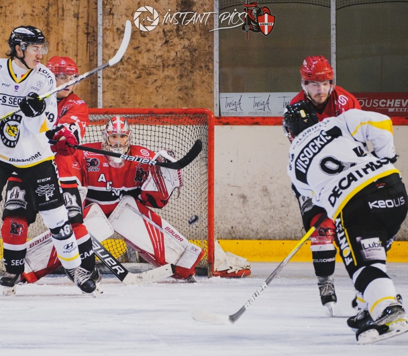Photo hockey Coupe de France - Coupe de France - 1er Tour : Annecy vs Roanne - Ascenseur émotionnel gagnant pour Annecy