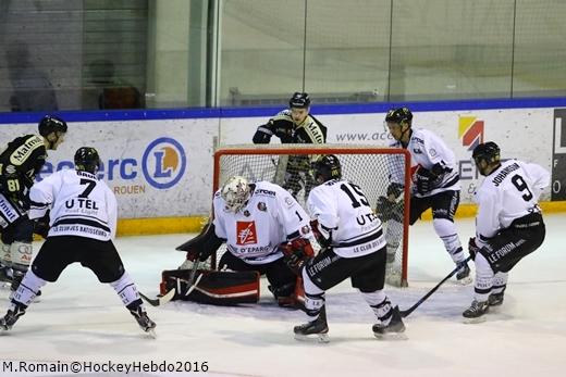 Photo hockey Coupe de France - Coupe de France 1/4 de finale : Rouen vs Amiens  - CDF : Rouen poursuit sa route (vidéo)