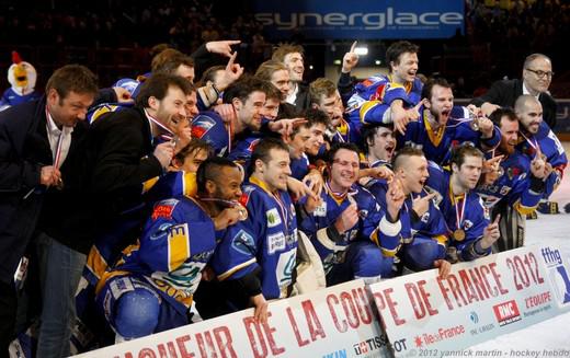 Photo hockey Coupe de France - Coupe de France Finale : Rouen vs Dijon  - Les Ducs sacrés Rois de Bercy