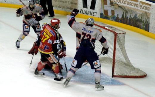 Photo hockey Coupe de la Ligue ARCHIVES - Coupe de la Ligue  : 1/8 6ème journée : Morzine-Avoriaz vs Grenoble  - Morzine échoue aux portes de la qualification