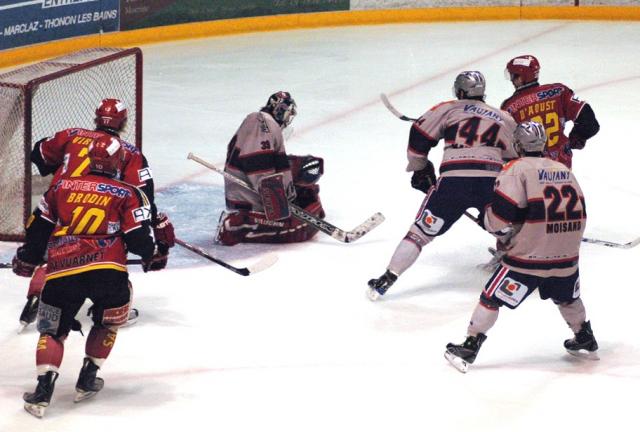 Photo hockey Coupe de la Ligue ARCHIVES - Coupe de la Ligue  : 1/8 6ème journée : Morzine-Avoriaz vs Grenoble  - Morzine échoue aux portes de la qualification