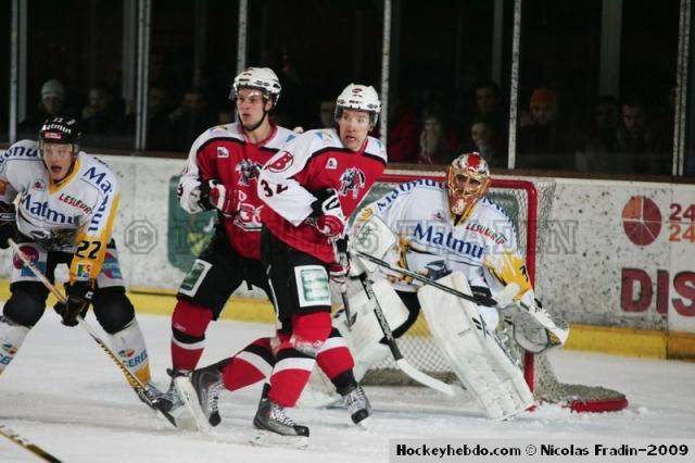 Photo hockey Coupe de la Ligue ARCHIVES - Coupe de la Ligue : 1/2 - Retour : Briançon  vs Rouen - Reportage photo